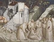 Spinello Aretino St.Benedict Revives a Monk from under the Rubble oil painting